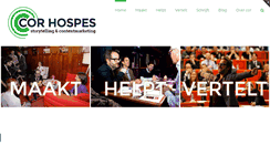 Desktop Screenshot of corhospes.nl